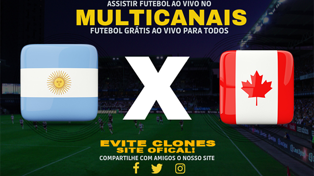 Assistir Argentina x Canadá AO VIVO Online 09/07/2024