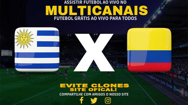 Assistir Uruguai x Colômbia AO VIVO Online 10/07/2024