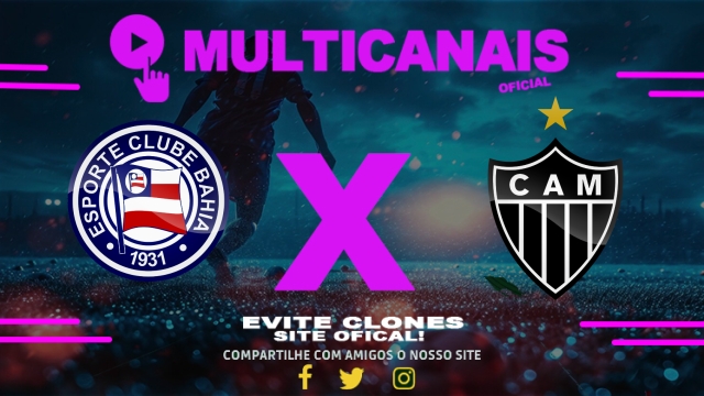 Assistir Bahia x Atlético-MG AO VIVO Online 12/07/2025