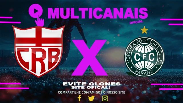 Assistir CRB x Coritiba AO VIVO Online 10/07/2025
