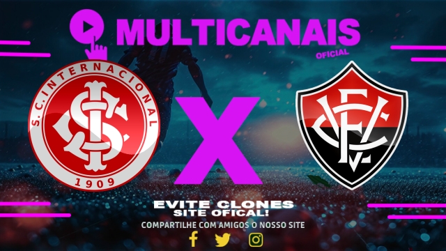 Assistir Internacional x Vitória AO VIVO Online 12/07/2025