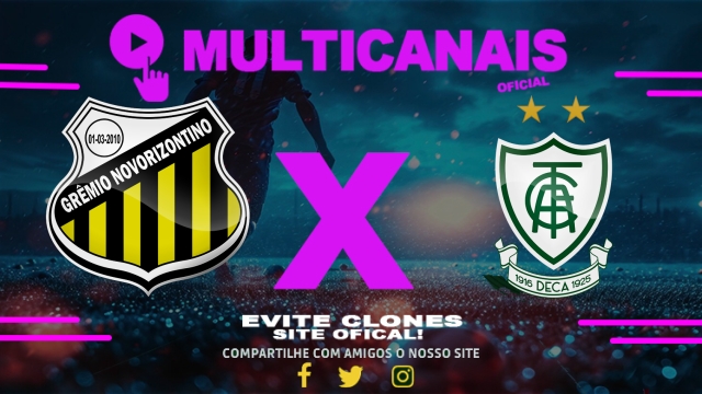 Assistir Novorizontino x América-MG AO VIVO Online 12/07/2025