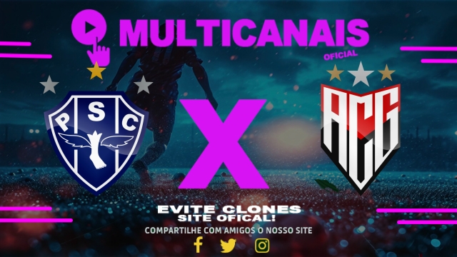 Assistir Paysandu x Atlético-GO AO VIVO Online 12/07/2025