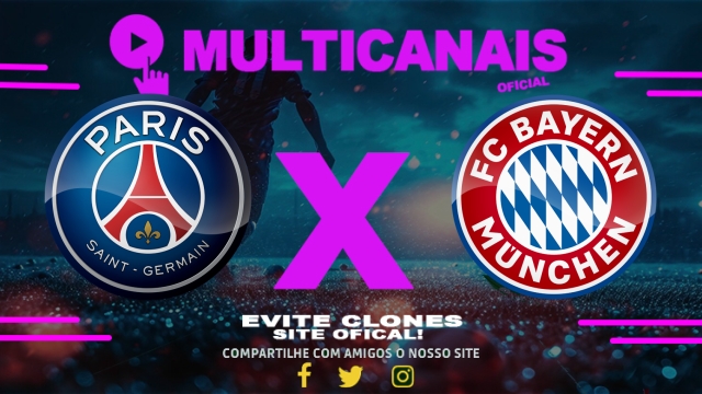 Assistir PSG x Bayern de Munique AO VIVO Online 05/07/2025